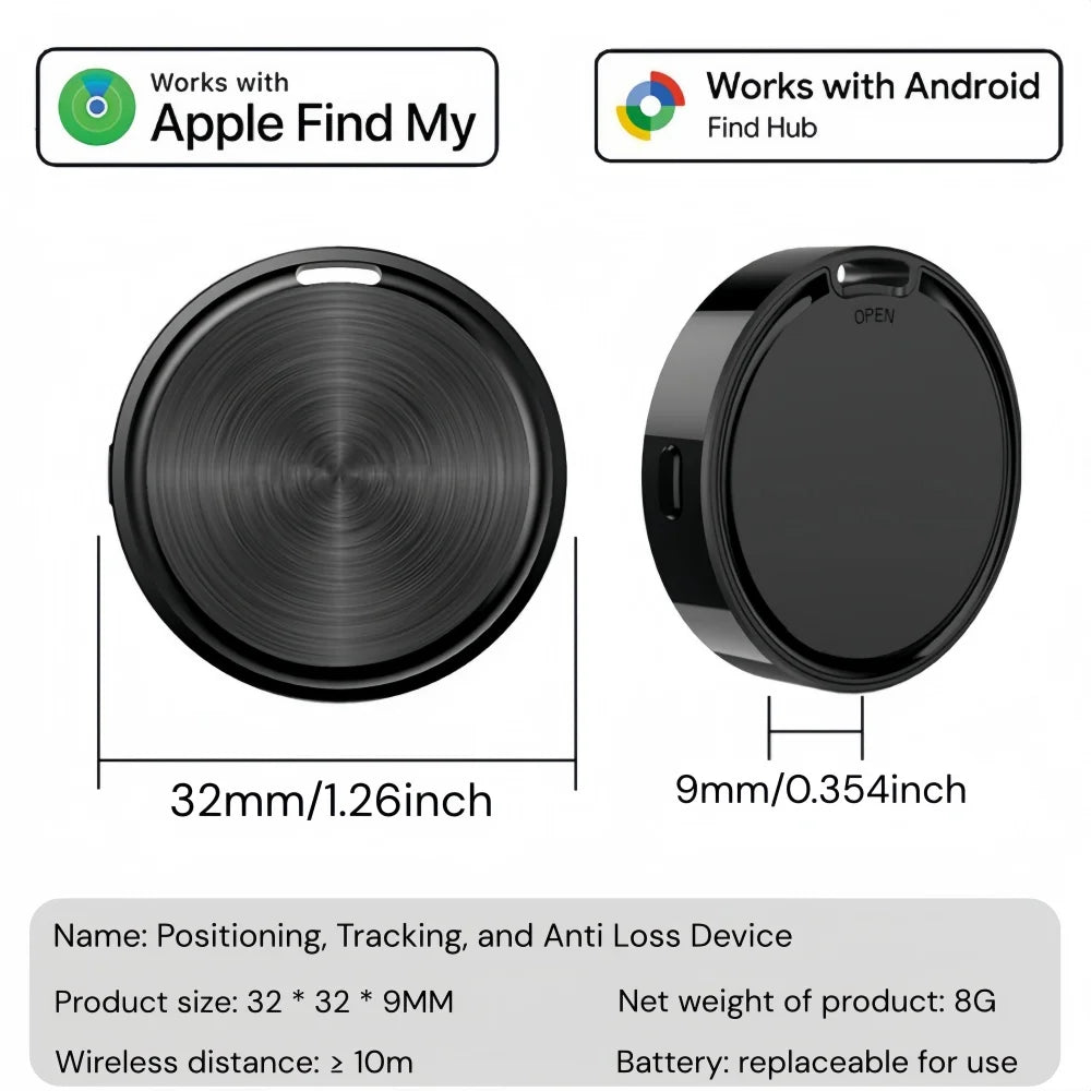 Rastreador para mascotas compatible con Android y Apple