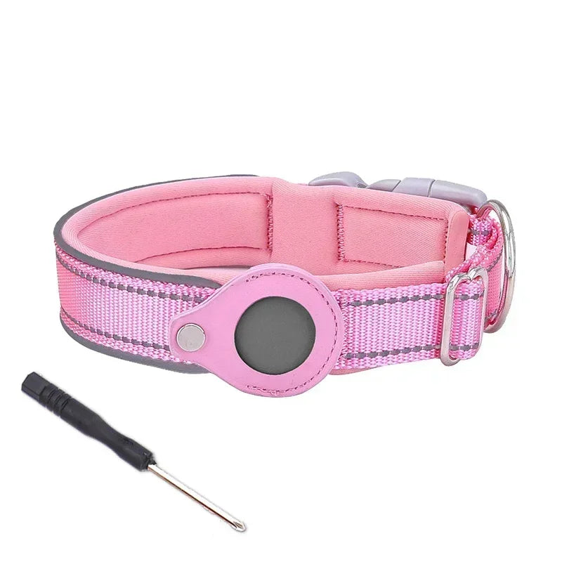 collar para perros con funda para Airtag/ GPS