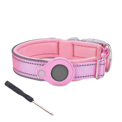 collar para perros con funda para Airtag/ GPS