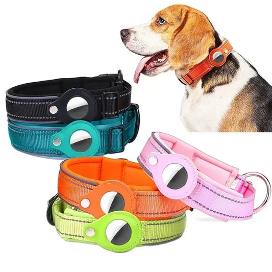 collar para perros con funda para Airtag/ GPS