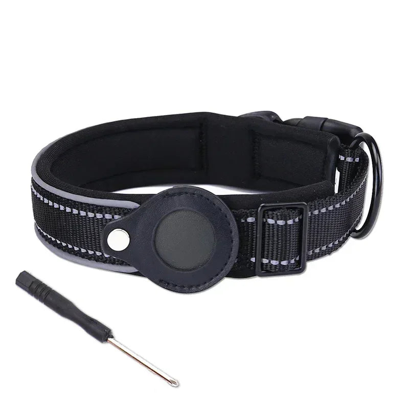 collar para perros con funda para Airtag/ GPS