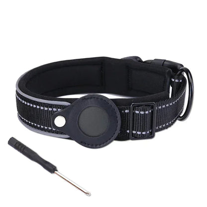 collar para perros con funda para Airtag/ GPS