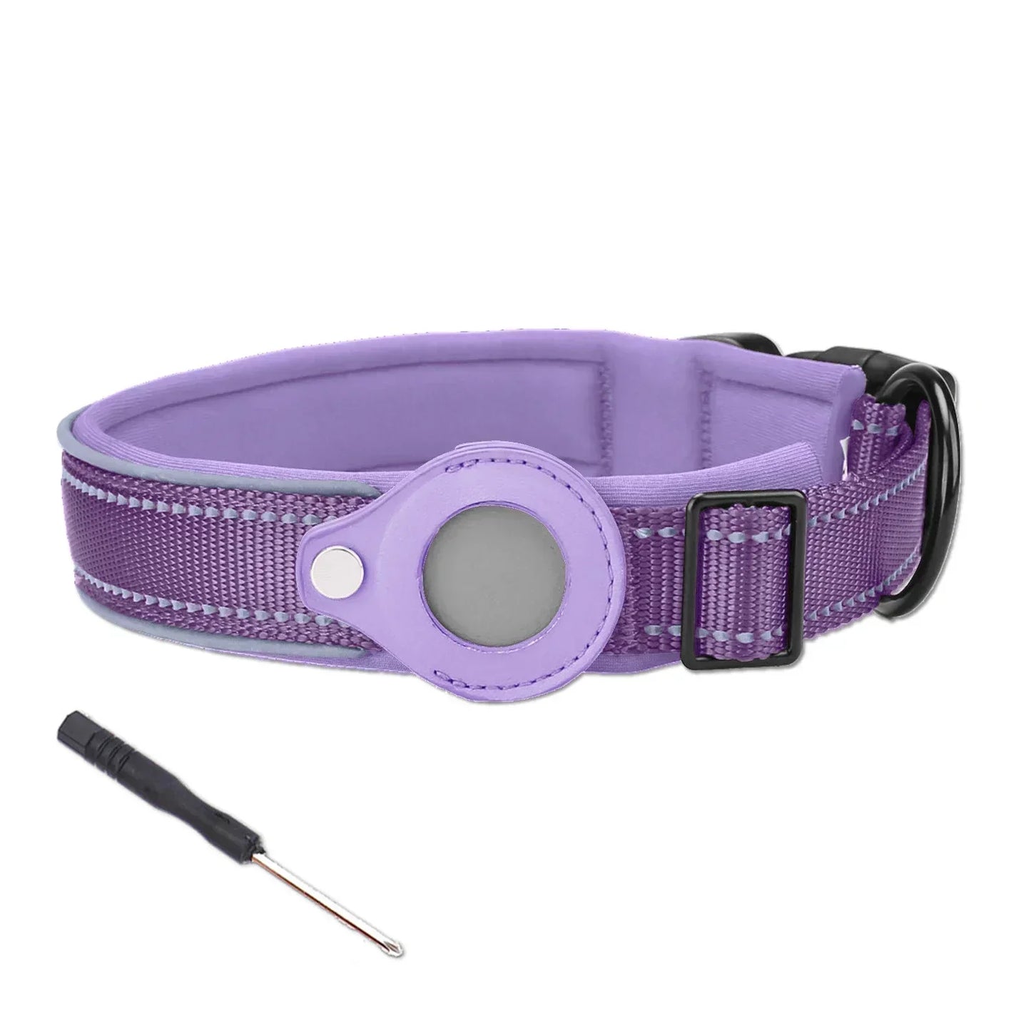 collar para perros con funda para Airtag/ GPS