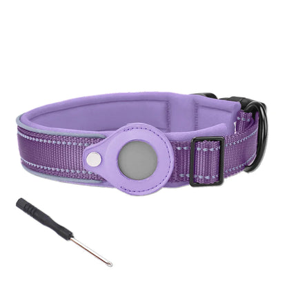 collar para perros con funda para Airtag/ GPS