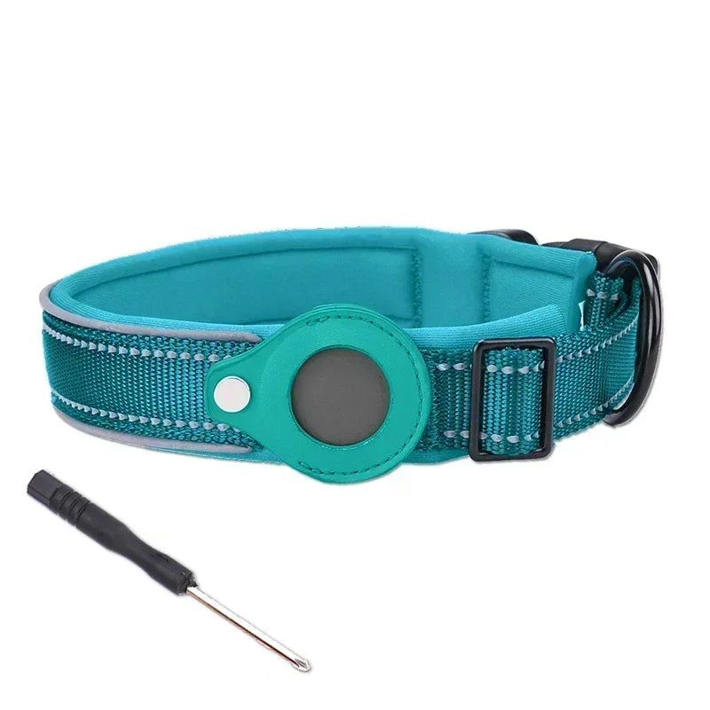 collar para perros con funda para Airtag/ GPS