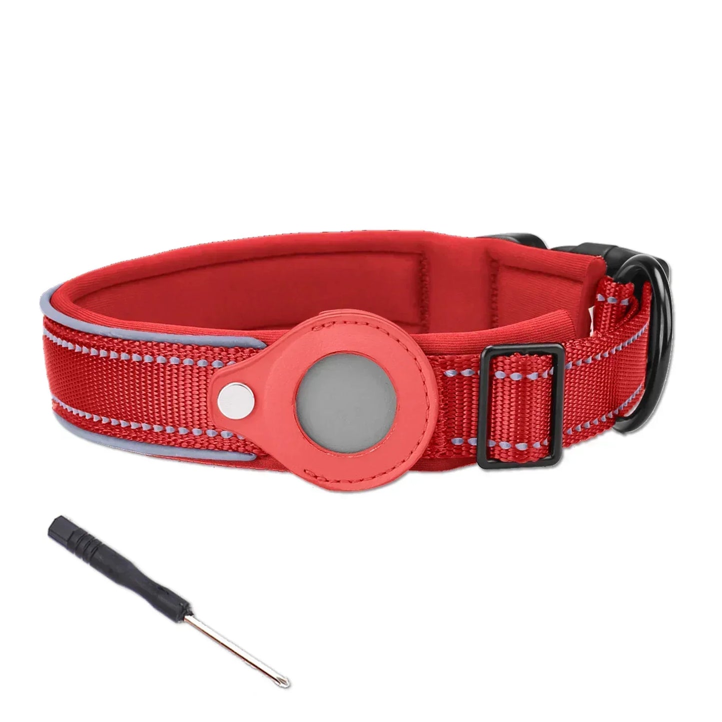 collar para perros con funda para Airtag/ GPS
