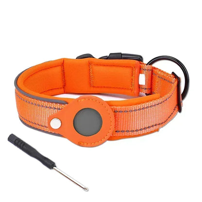 collar para perros con funda para Airtag/ GPS