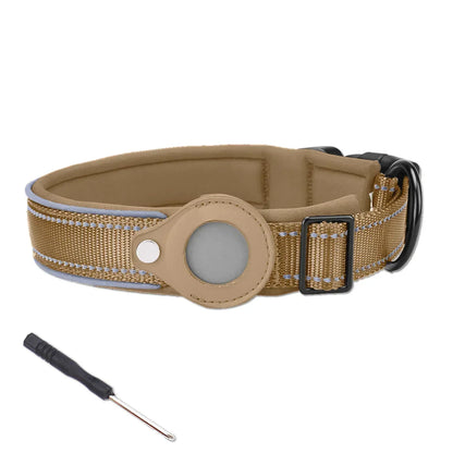 collar para perros con funda para Airtag/ GPS
